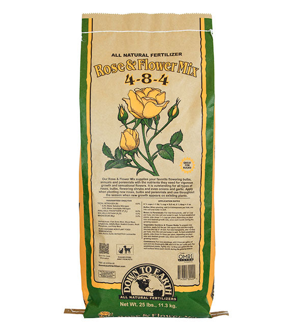 Down To Earth Rose and Flower Mix 25 Pound