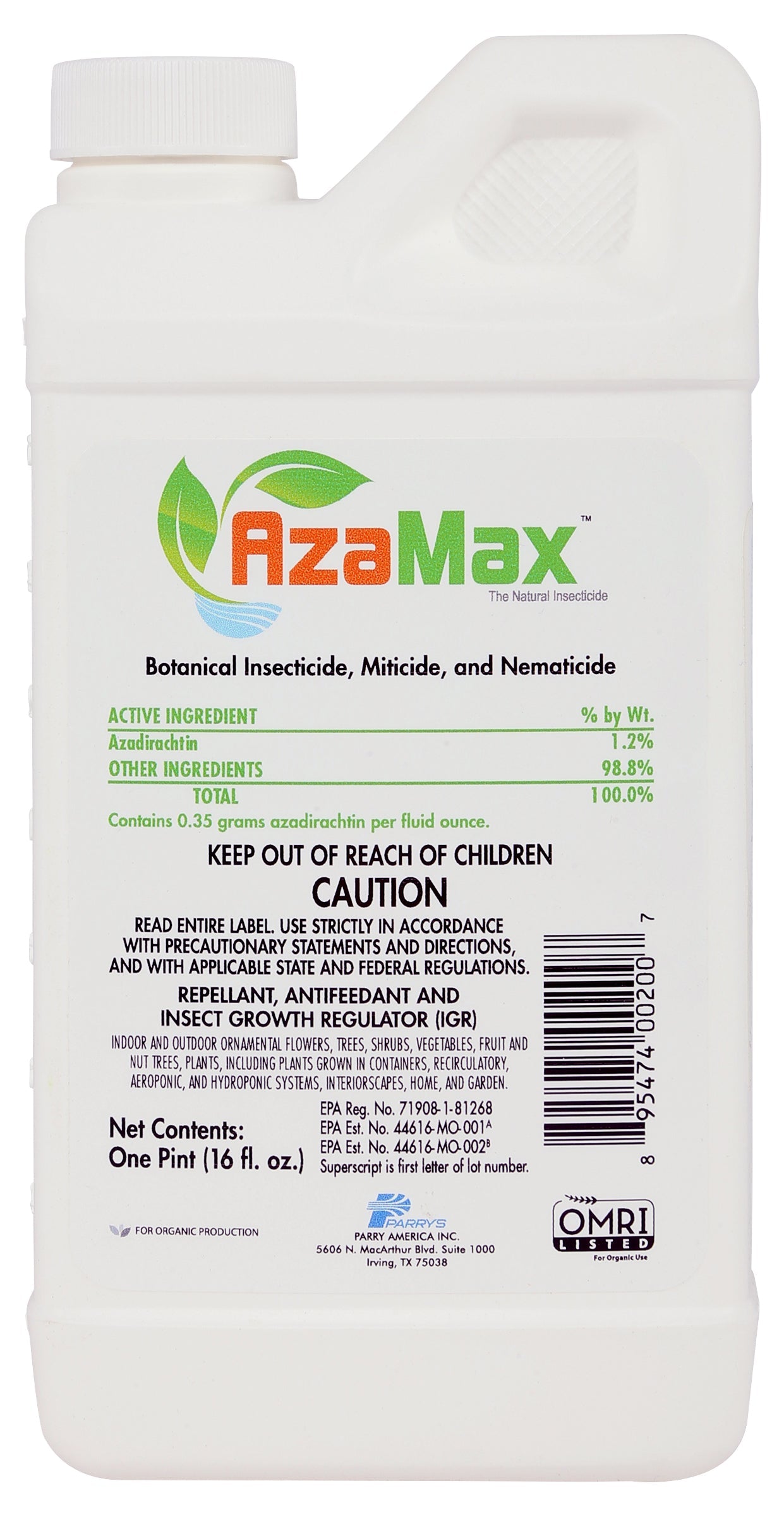 General Hydroponics AzaMax 16 Ounce