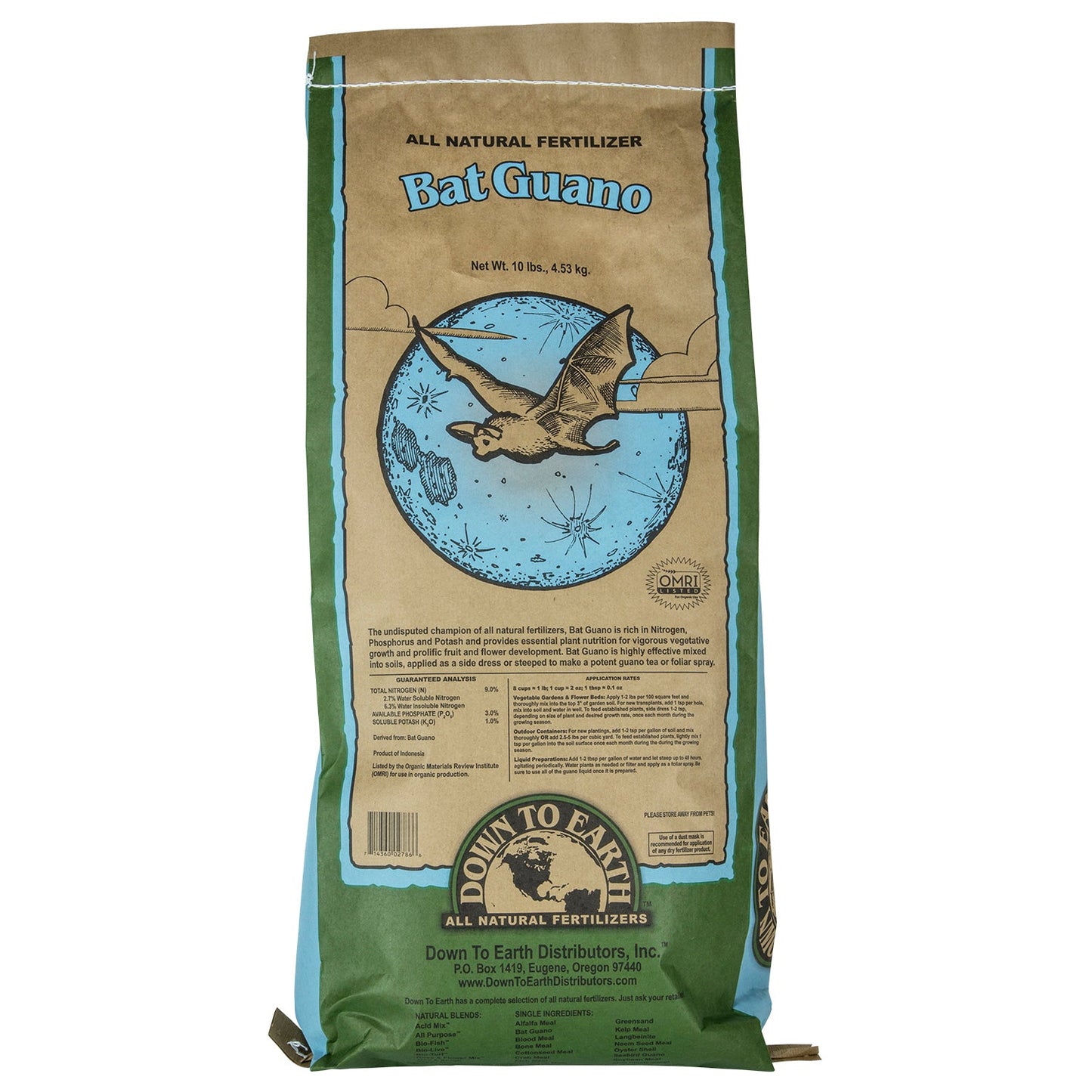 Down To Earth Bat Guano 10 Pound