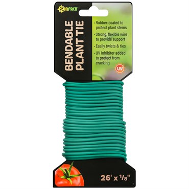 SUNPACK Bendable Plant Tie - 26' Reusable
