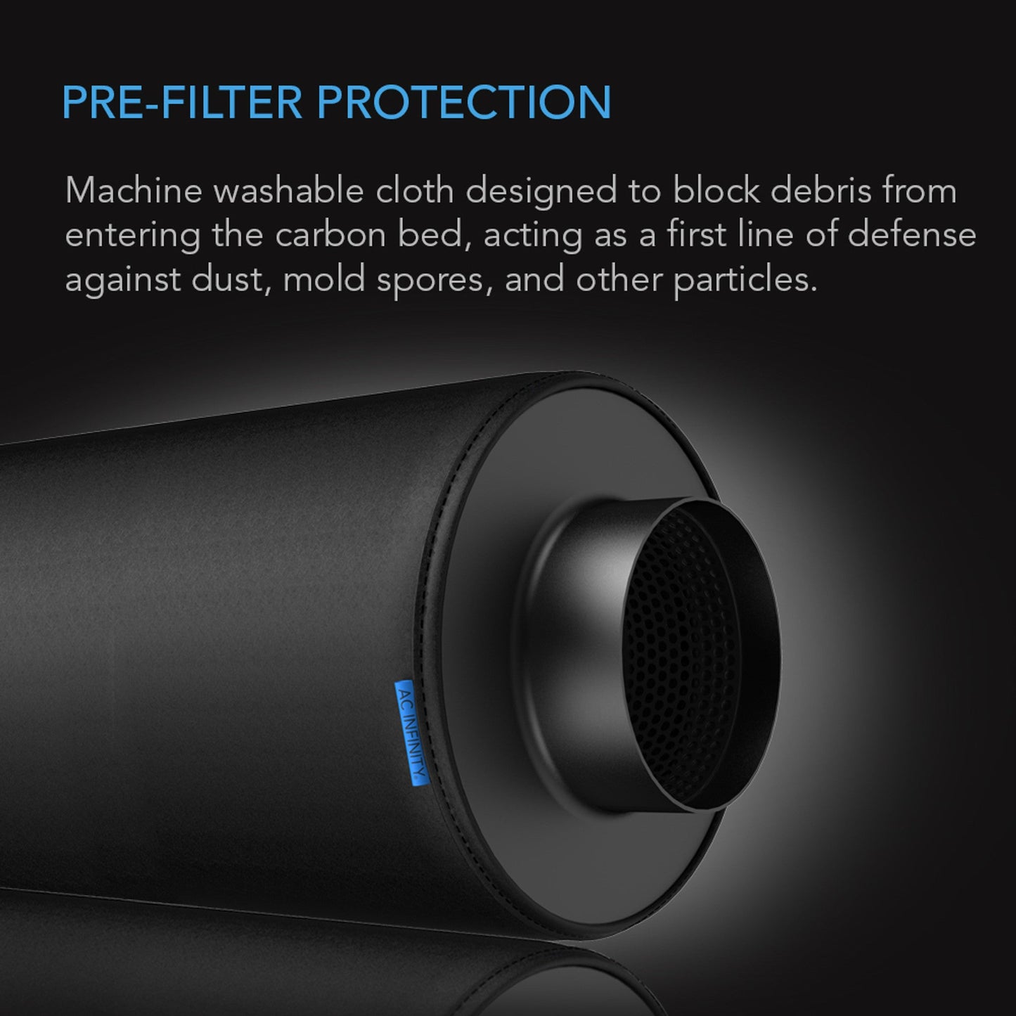 Pre-Filter Cloth for Inline Carbon Filter