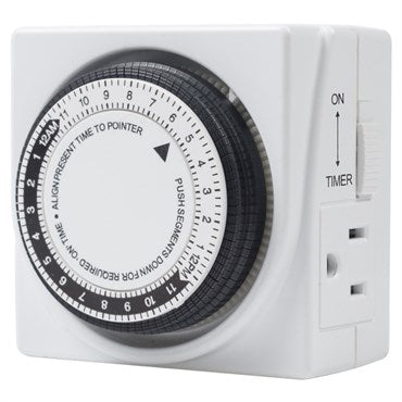 Dual Outlet Mechanical Timer