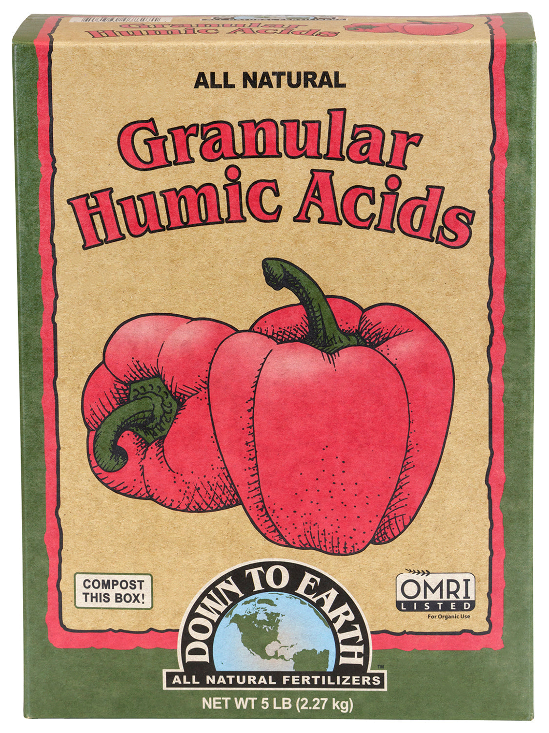 Down To Earth Granular Humic Acids 5 Pound
