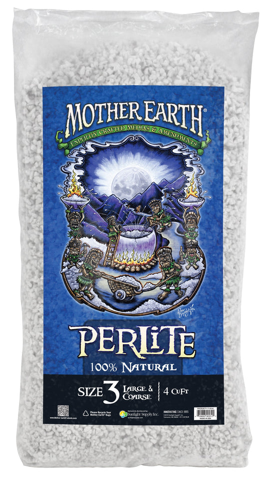 Mother Earth Perlite #3 4 Cubic Feet