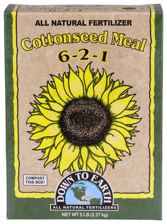 Down To Earth Cottonseed Meal 5 Pound