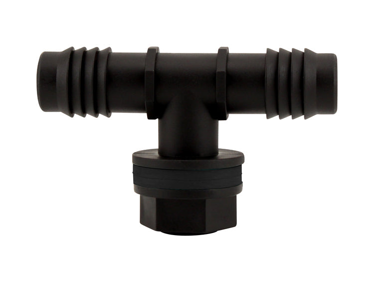 Hydro Flow 3/4 Inch Outlet Tee Fitting with 2 Gaskets and Nut