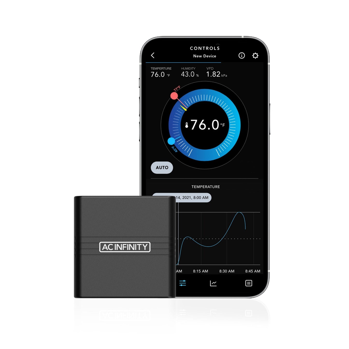 CLOUDCOM A2, MINI SMART THERMO-HYGROMETER WITH DATA APP