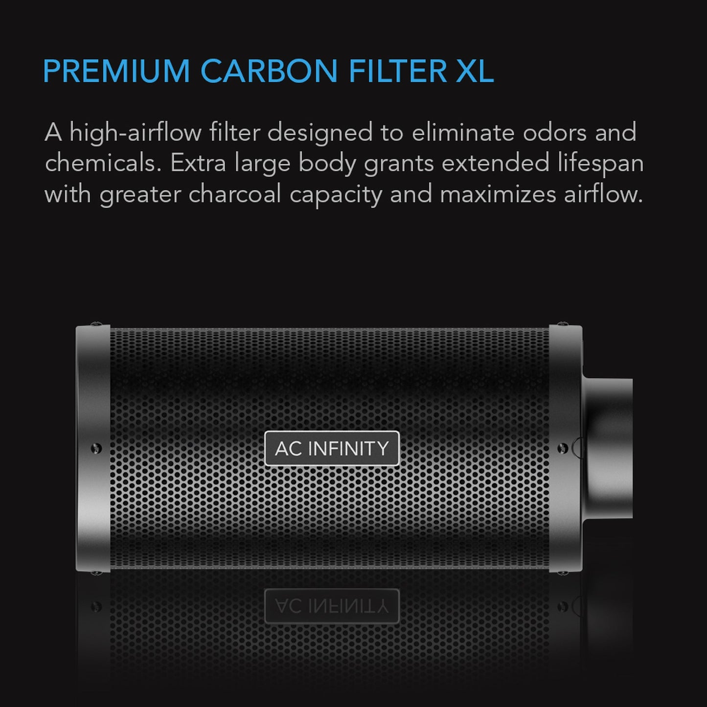 AC Infinity XL Australian Charcoal Inline Carbon Filter