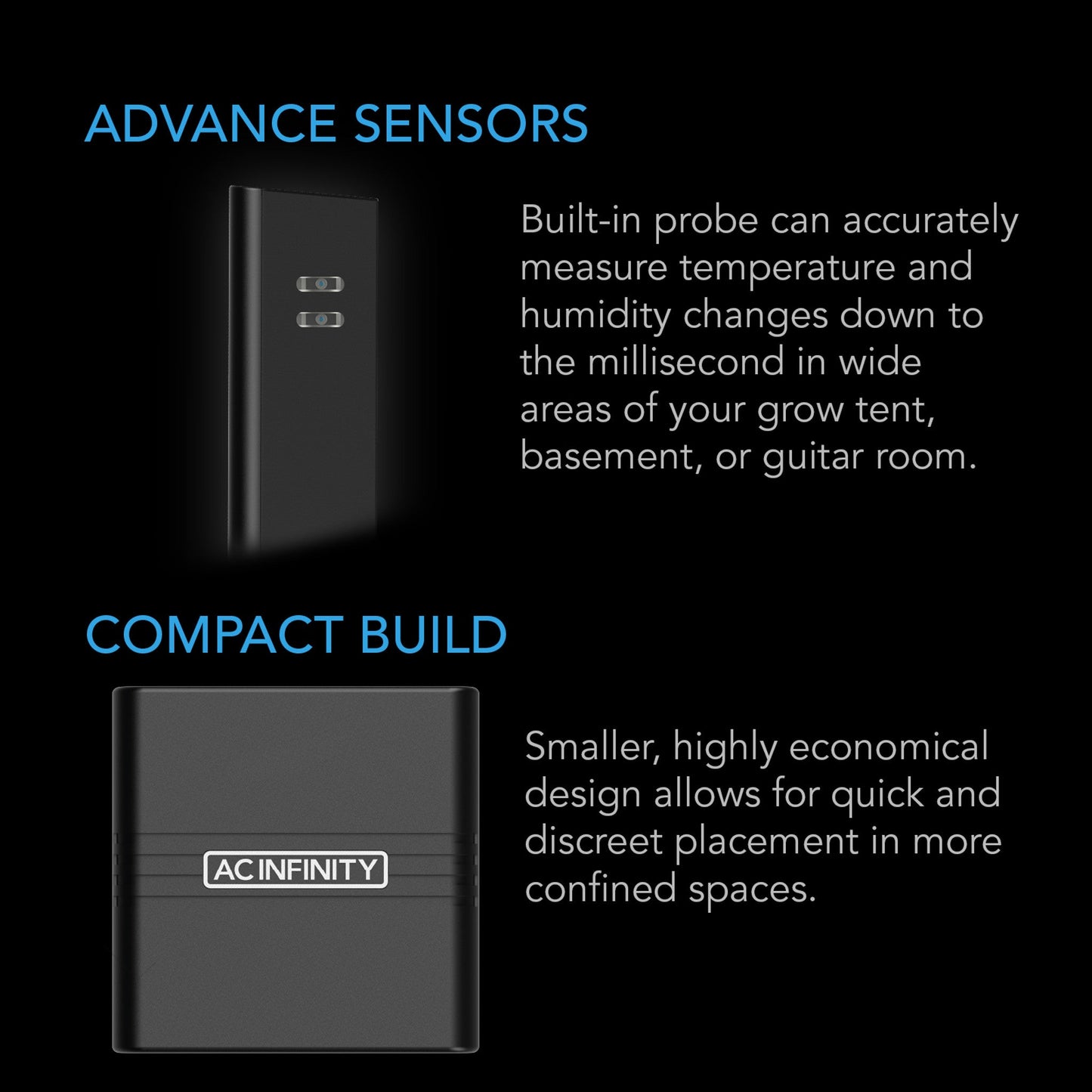 CLOUDCOM A2, MINI SMART THERMO-HYGROMETER WITH DATA APP