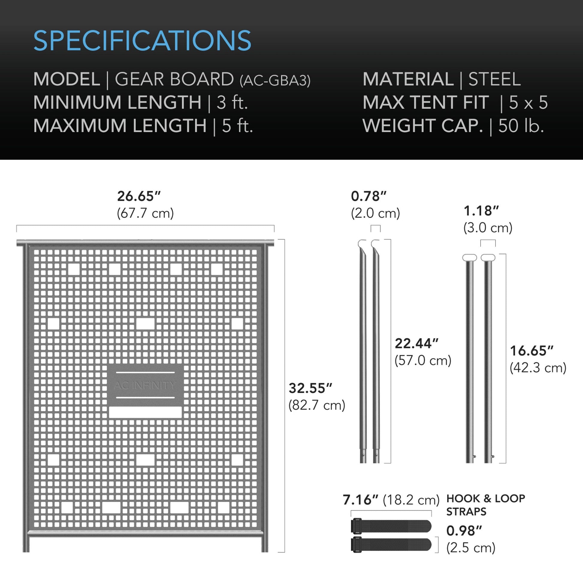 GROW TENT GEAR BOARD
